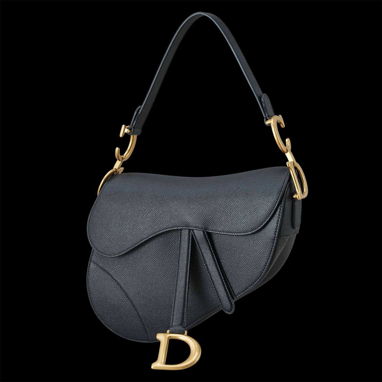 CHRISTIAN DIOR(USED)크리스찬디올 카프스킨 새들 백